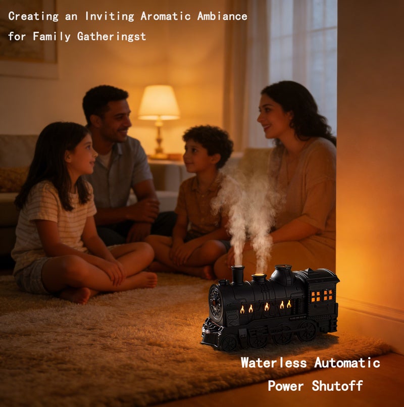 Field air humidifier，Essential Oil Diffuser Aromatherapy Diffuser with remote control 300ml，low noise，Remote control 2H/8H,for homes and bedrooms, meditation and prayer-themed decorative items - Image 4